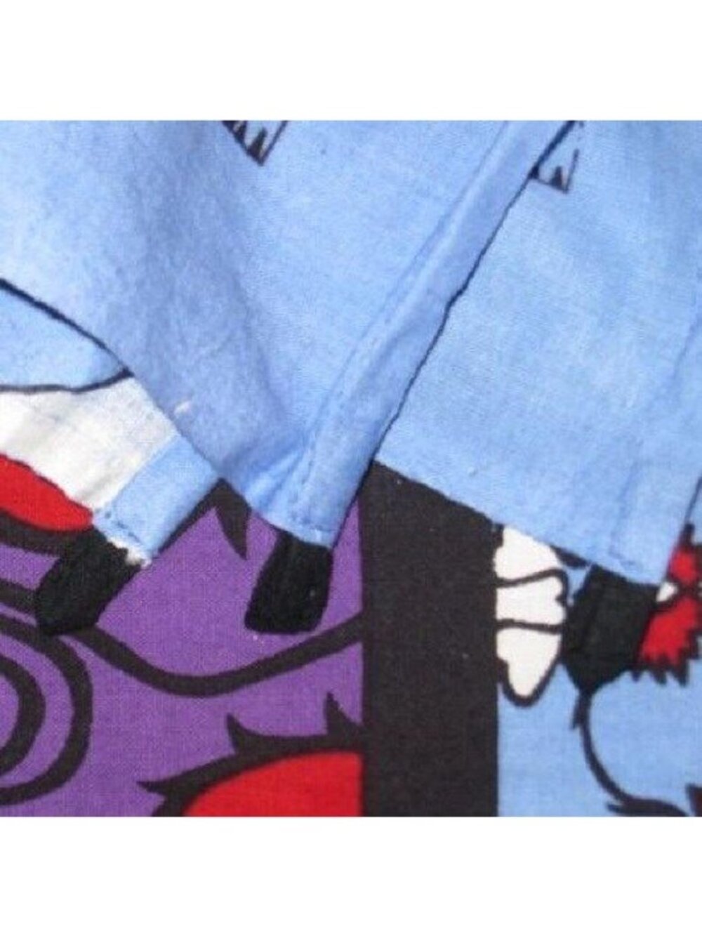 New Grateful Dead Dancing Bears Blue Purple Red Wall Hanging Tapestry 90X60 Gift - Picture 4 of 4